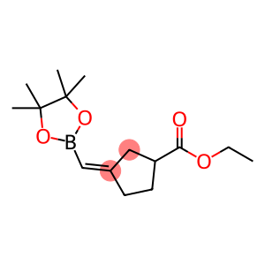 Cyclopentanecarboxylic acid, 3-[(4,4,5,5-tetramethyl-1,3,2-dioxaborolan-2-yl)methylene]-, ethyl ester, (3Z)-