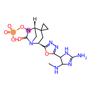 [(2S,5R)-2-[5-[2-AMINO-5-(METHYLAMINO)-4,5-DIHYDRO-1H-IMIDAZOL-4-YL]-1,3,4-OXADIAZOL-2-YL]-7-OXOSPIR