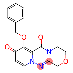 1H-[1,4]Oxazino[3,4-c]pyrido[2,1-f][1,2,4]triazine-6,8-dione, 3,4-dihydro-7-(phenylmethoxy)-