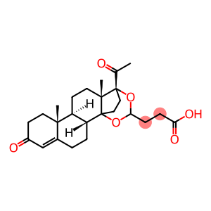 4,4-[(3,20-dioxopregn-4-ene-14,17-diyl)dioxy]butyric acid