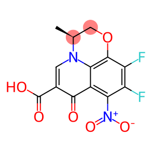 (3S )-9,10-Difluoro-2,3-dihydro-3-methyl-8-nitro-7-oxo-7H -pyrido[1,2,3-de ]-1,4-benzoxazine-6-carboxylic acid