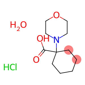 1-(4-morpholinyl)cyclohexanecarboxylic acid hydrochloride hydrate