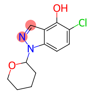 1H-Indazol-4-ol, 5-chloro-1-(tetrahydro-2H-pyran-2-yl)-