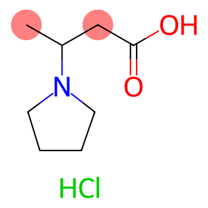 3-(1-Pyrrolidinyl)butanoic acid hydrochloride