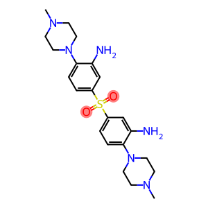 Benzenamine,3,3'-sulfonylbis[6-(4-methyl-1-piperazinyl)-