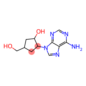 Cyclopentanemethanol,3-(6-amino-9H-purin-9-yl)-4-hydroxy-, (1R,3S,4S)-rel-