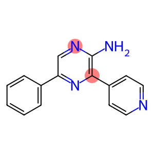 2-Pyrazinamine, 5-phenyl-3-(4-pyridinyl)-