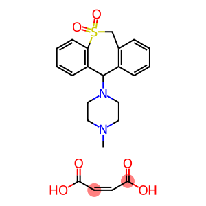 Piperazine, 1-(6,11-dihydro-5,5-dioxidodibenzo[b,e]thiepin-11-yl)-4-methyl-, (2Z)-2-butenedioate (1:1)