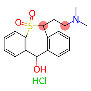 Dibenzo[b,e]thiepin-11-ol, 6-[2-(dimethylamino)ethyl]-6,11-dihydro-, 5,5-dioxide, hydrochloride (1:1)