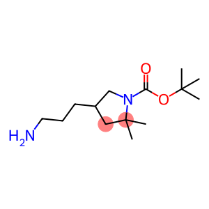 tert-Butyl 4-(3-aminopropyl)-2,2-dimethylpyrrolidine-1-carboxylate