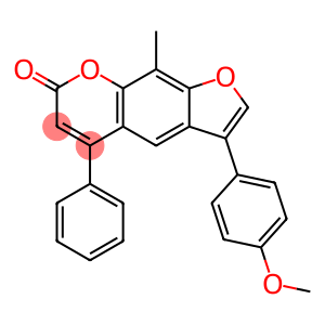 3-(4-methoxyphenyl)-9-methyl-5-phenylfuro[3,2-g]chromen-7-one