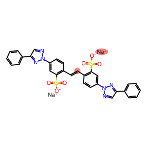 disodium 4,4'-bis(4-phenyl-2H-1,2,3-triazol-2-yl)stilbene-2,2'-disulphonate