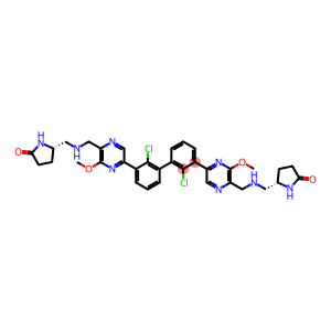 (5S,5'S)-5,5'-((((5,5'-(2,2'-dichloro-[1,1'-biphenyl]-3,3'-diyl)bis(3-methoxypyrazine-5,2-diyl))bis(methylene))bis(azanediyl))bis(methylene))bis(pyrrolidin-2-one)