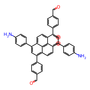 4,4'-(3,8-bis(4-aminophenyl)pyrene-1,6-diyl)dibenzaldehyde