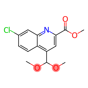 methyl 7-chloro-4-(dimethoxymethyl)quinoline-2-carboxylate