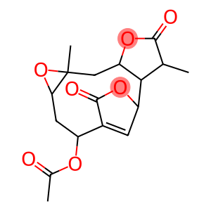 3-Acetoxy-1a,2,3,7a,8,10a,11,11a-octahydro-8,11a-dimethyl-5H-7,4-methenofuro[3,2-c]oxireno[f]oxacycloundecin-5,9(7H)-dione