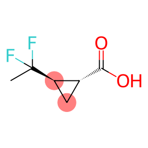 rel-(1R,2R)-2-(1,1-Difluoroethyl)cyclopropanecarboxylic acid