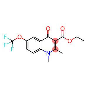 3-Quinolinecarboxylic acid, 1,4-dihydro-1,2-dimethyl-4-oxo-6-(trifluoromethoxy)-, ethyl ester