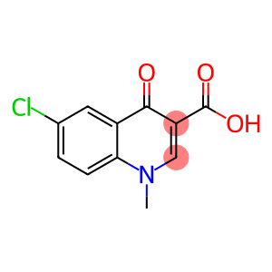 6-chloro-1-methyl-4-oxo-1,4-dihydroquinoline-3-carboxylic acid
