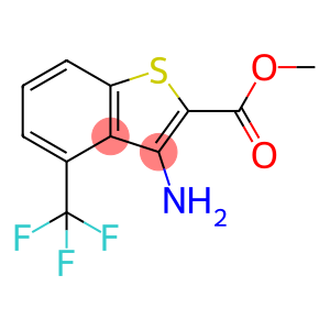 methyl 3-amino-4-(trifluoromethyl)benzo[b]thiophene-2-carboxylate