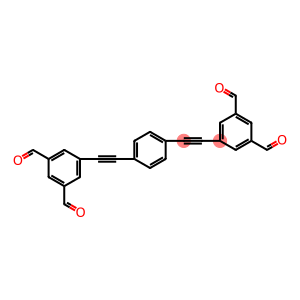5,5'-(1,4-phenylenebis(ethyne-2,1-diyl))diisophthalaldehyde