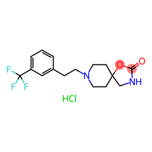 1-Oxa-3,8-diazaspiro[4.5]decan-2-one, 8-[2-[3-(trifluoromethyl)phenyl]ethyl]-, hydrochloride (1:1)