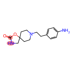 8-(p-Aminophenethyl)-1-oxa-3,8-diazaspiro[4.5]decan-2-one