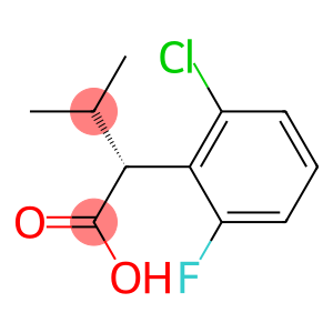 (R)-2-(2-chloro-6-fluorophenyl)-3-methylbutanoicacid