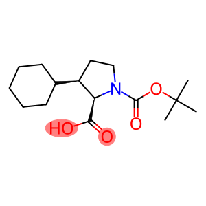 1-(1,1-Dimethylethyl) (2R,3R)-3-cyclohexyl-1,2-pyrrolidinedicarboxylate