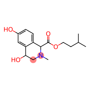 1,2,3,4-Tetrahydro-4,6-dihydroxy-2-methyl-1-isoquinolinecarboxylic acid isopentyl ester