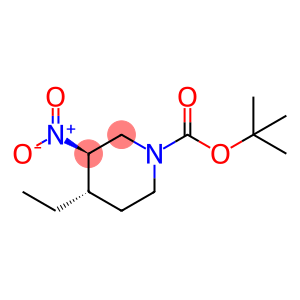 Cis-tert-butyl 4-ethyl-3-nitropiperidine-1-carboxylate