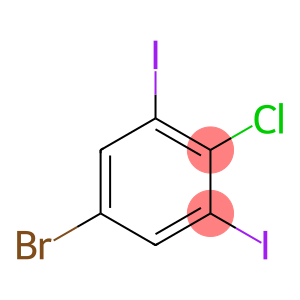 5-Bromo-2-chloro-1,3-diiodobenzene