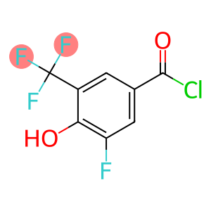 3-Fluoro-4-hydroxy-5-(trifluoromethyl)benzoyl chloride