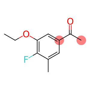 1-(3-Ethoxy-4-fluoro-5-methylphenyl)ethanone