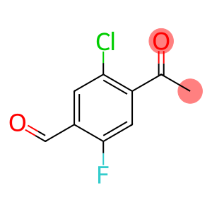 4-acetyl-5-chloro-2-fluorobenzaldehyde