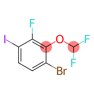 1-bromo-2-(difluoromethoxy)-3-fluoro-4-iodobenzene