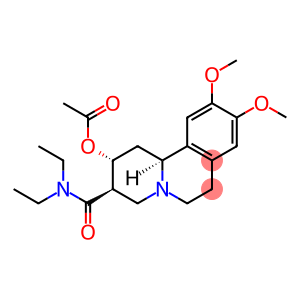 2H-Benzo[a]quinolizine-3-carboxamide, 2-(acetyloxy)-N,N-diethyl-1,3,4,6,7,11b-hexahydro-9,10-dimethoxy-, (2R,3R,11bS)-rel-