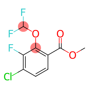 methyl 4-chloro-2-(difluoromethoxy)-3-fluorobenzoate