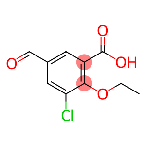 3-Chloro-2-ethoxy-5-formylbenzoic acid