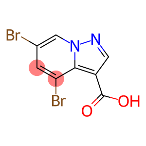 Pyrazolo[1,5-a]pyridine-3-carboxylic acid, 4,6-dibromo-