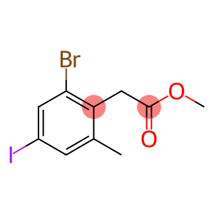 methyl 2-(2-bromo-4-iodo-6-methylphenyl)acetate