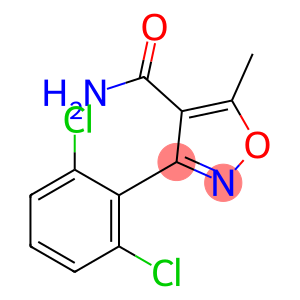 3-(2,6-DICHLOROPHENYL)-5-METHYL-4-ISOXAZOLECARBOXAMIDE