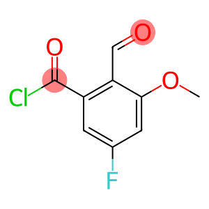 5-Fluoro-2-formyl-3-methoxybenzoyl chloride
