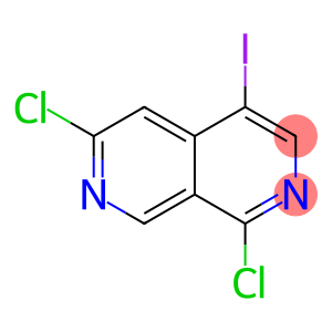 2,7-Naphthyridine, 1,6-dichloro-4-iodo-