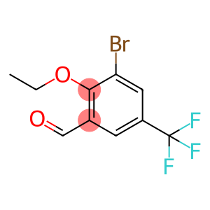 3-Bromo-2-ethoxy-5-(trifluoromethyl)benzaldehyde