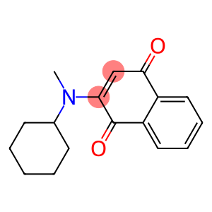 2-[Cyclohexyl(methyl)amino]-1,4-naphthoquinone