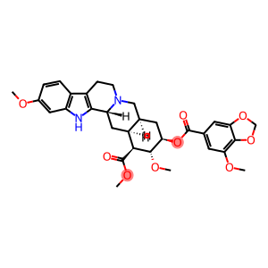 Yohimban-16-carboxylic acid, 11,17-dimethoxy-18-[[(7-methoxy-1,3-benzodioxol-5-yl)carbonyl]oxy]-, methyl ester, (3β,16β,17α,18β,20α)- (9CI)