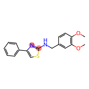 4-Phenyl-2-(veratrylamino)thiazole