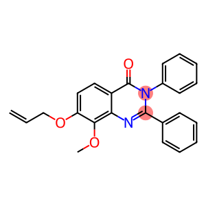 4(3H)-Quinazolinone,  8-methoxy-2,3-diphenyl-7-(2-propenyloxy)-  (9CI)