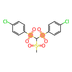 Benzene, 1,1'-[[(methylsulfonyl)methylene]bis(sulfonyl)]bis[4-chloro- (9CI)